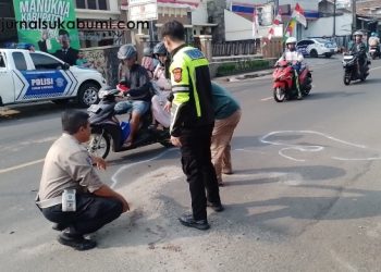Dua Kejadian Kecelakaan Lalu Lintas di Kota Sukabumi, Satu Orang Meninggal di Tempat