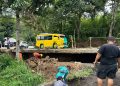 Jalan Provinsi Penghubung Sukabumi-Sagaranten Terancam Putus Akibat Retakan Tanah
