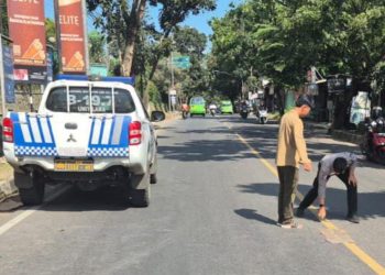Kecelakaan Maut Dekat Kantor PMI, Pemotor Meninggal Dunia di Jalan KH Ahmad Sanusi Sukabumi