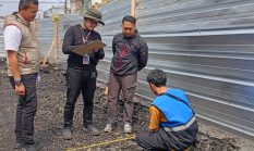 Inspektorat Tinjau Proyek Jalan Gudang, Temukan Kekurangan pada Pengukuran Pekerjaan