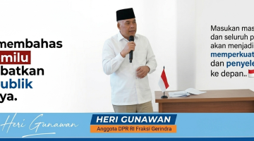 DPR Siap Bahas Revisi UU Pemilu, Hergun Tegaskan Pentingnya Partisipasi Publik