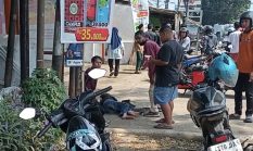 Motor Diderek Malah Kena Serempet Truk, Pemotor Terluka di Karangtengah