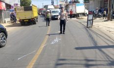 Laka Maut Pasutri di Cijalingan Sukabumi, Suami Tewas Terlindas Truk dan Istri Patah Kaki
