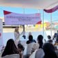 Para orang tua mengikuti edukasi pemantauan tumbuh kembang anak dalam program Edukasi Keluarga Balita di Alfamidi Pelabuhan 2, Kota Sukabumi, Kamis (23/7/2026). (Foto: Istimewa)