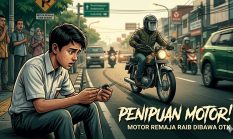 Remaja di Cibadak Diduga Jadi Korban Penipuan, Motor Dibawa Kabur OTK