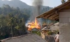 Kebakaran Melanda Kampung Adat Sirnaresmi, Rumah Sekdes di Cisolok Tak Tersisa