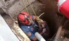 Warga Nagrak Meregang Nyawa di Dalam Sumur